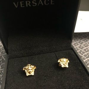 Authentic Versace Medusa Earrings
